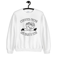 Certified Freak Unisex Sweatshirt with Black Imprint