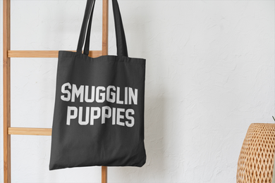 Smugglin Puppies Tote Bag